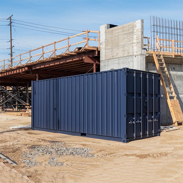 construction site storage containers can be rented on a short-term or long-term basis, depending on the project needs